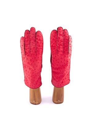 Guanti in pelle Capri Gloves | 78OSTRICHRED